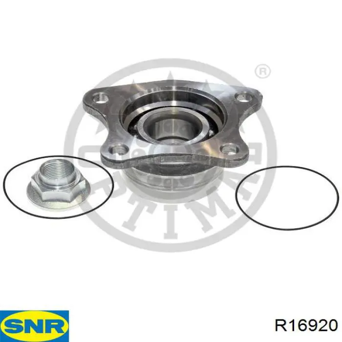 R169.20 SNR cojinete de rueda trasero