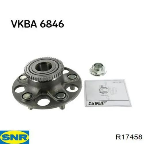 R174.58 SNR cubo de rueda trasero