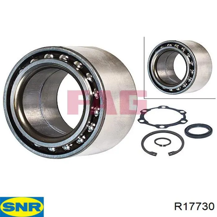 R177.30 SNR cojinete de rueda delantero