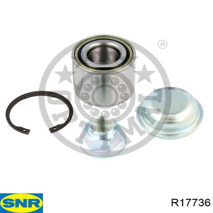 R17736 SNR cojinete de rueda trasero