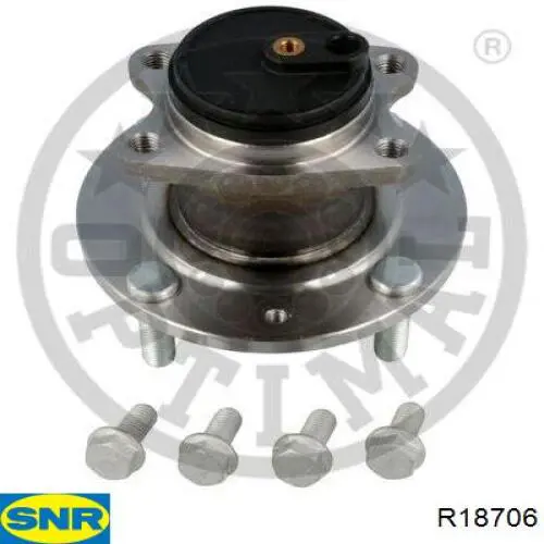 R187.06 SNR cubo de rueda trasero