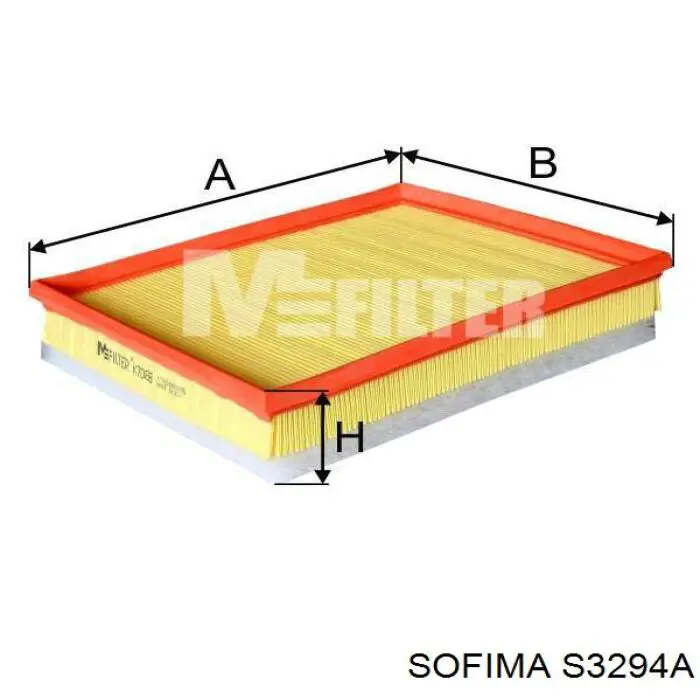 S 3294 A Sofima filtro de aire