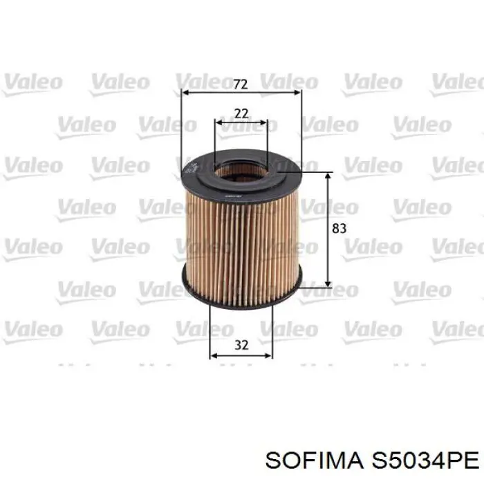 S5034PE Sofima filtro de aceite