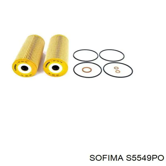 S5549PO Sofima filtro de aceite