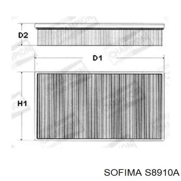 S8910A Sofima filtro de aire