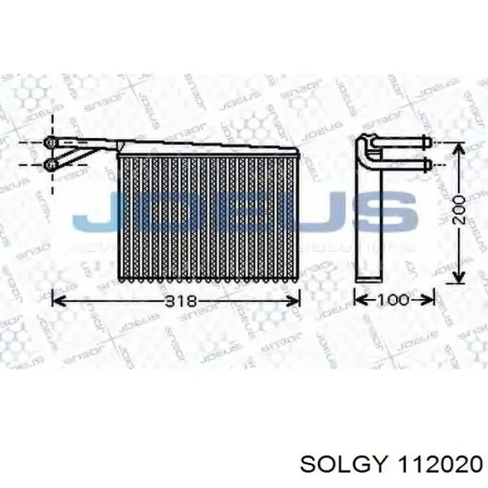 112020 Solgy radiador de calefacción