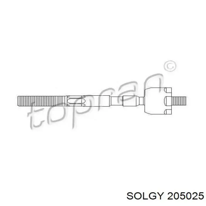 205025 Solgy barra de acoplamiento