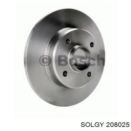 208025 Solgy disco de freno trasero