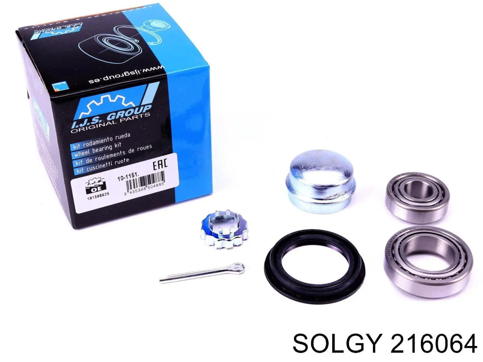 216064 Solgy cojinete de rueda trasero