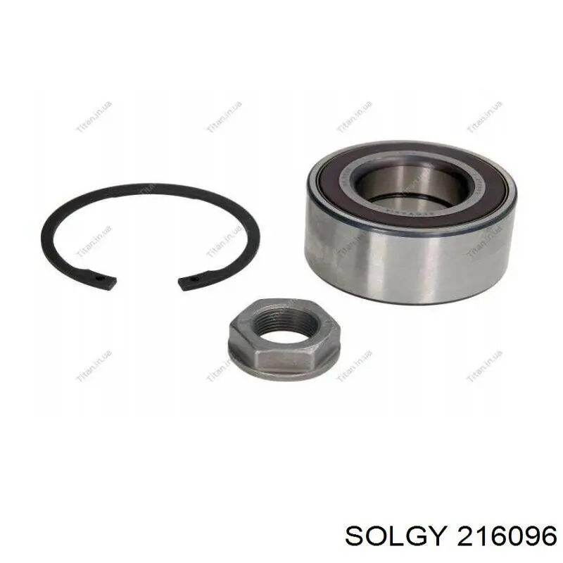 216096 Solgy cojinete de rueda delantero