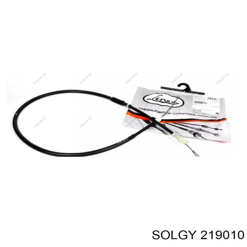 219010 Solgy cable de freno de mano trasero derecho/izquierdo