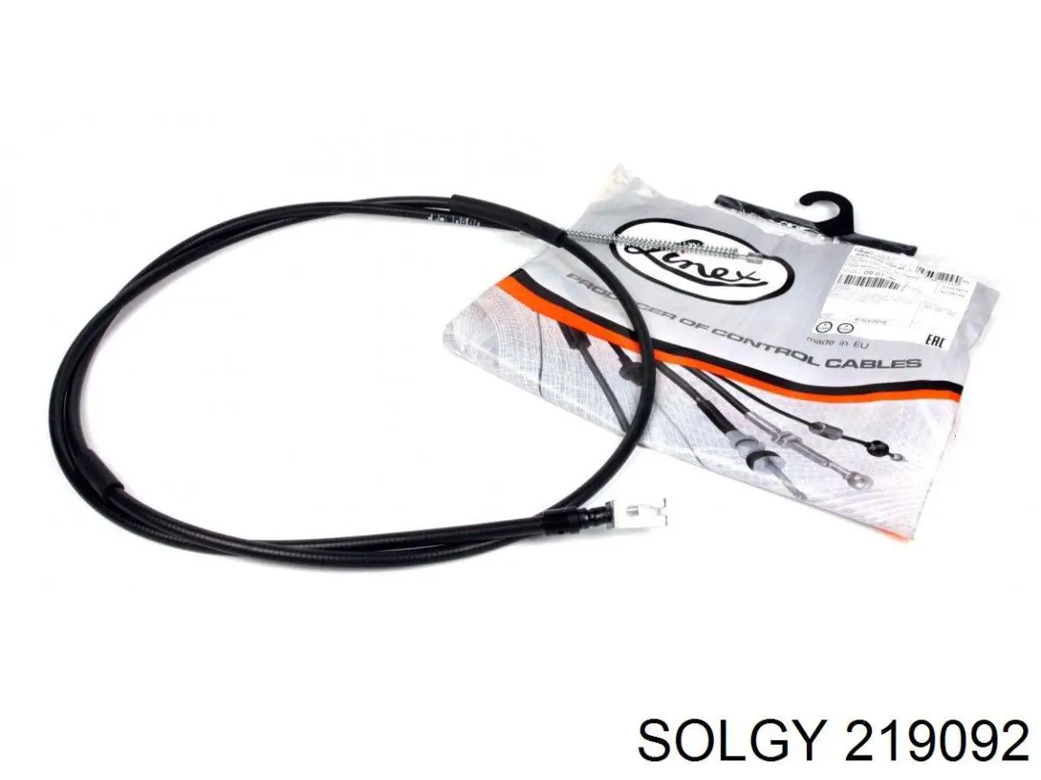 219092 Solgy cable de freno de mano trasero izquierdo