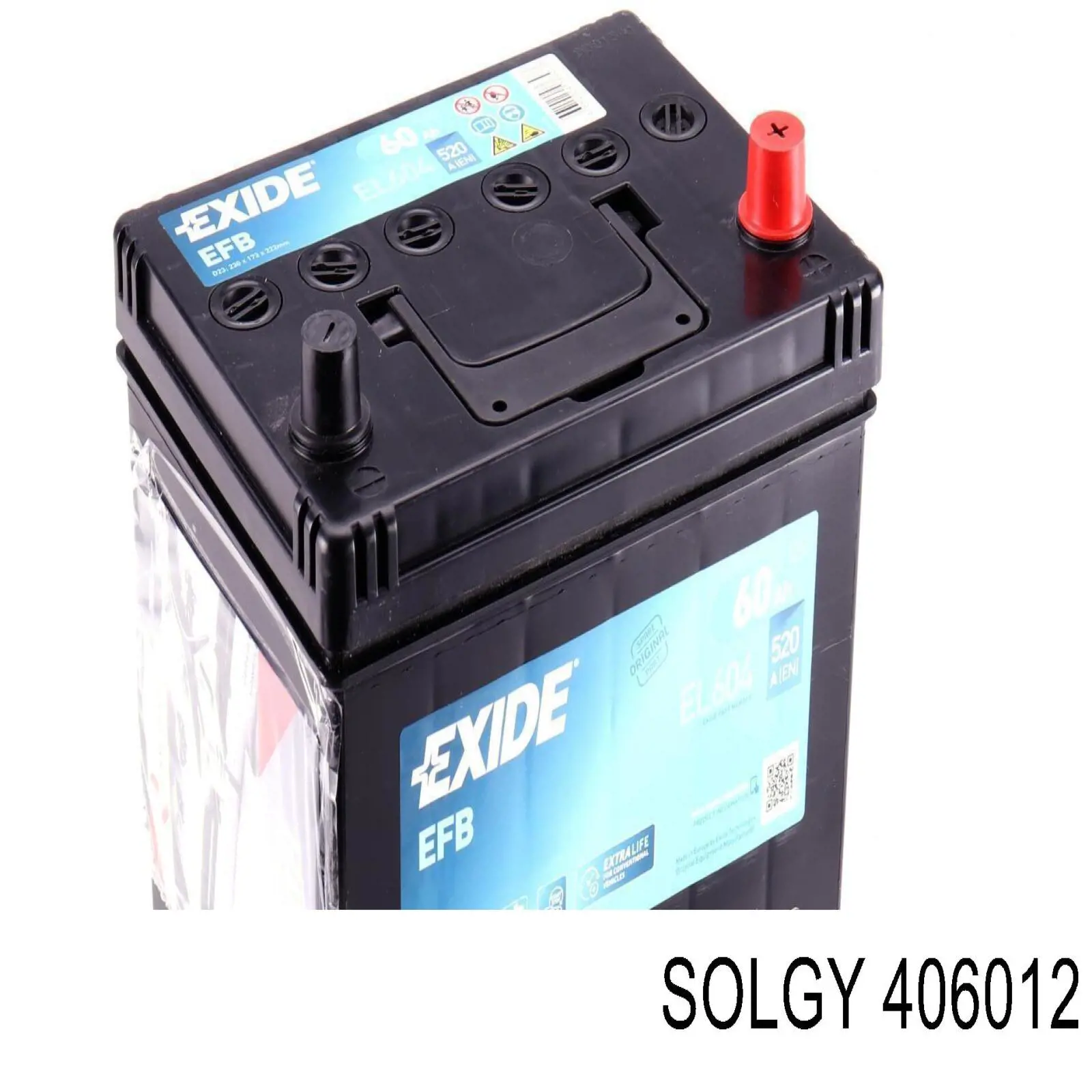 406012 Solgy batería de arranque