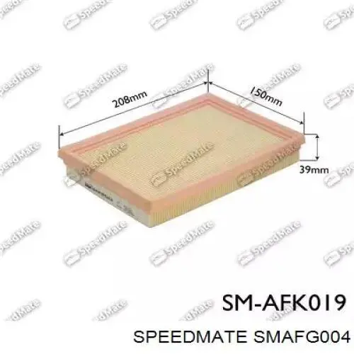 SM-AFG004 Speedmate filtro de aire