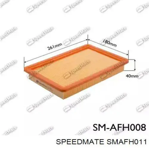 SMAFH011 Speedmate filtro de aire