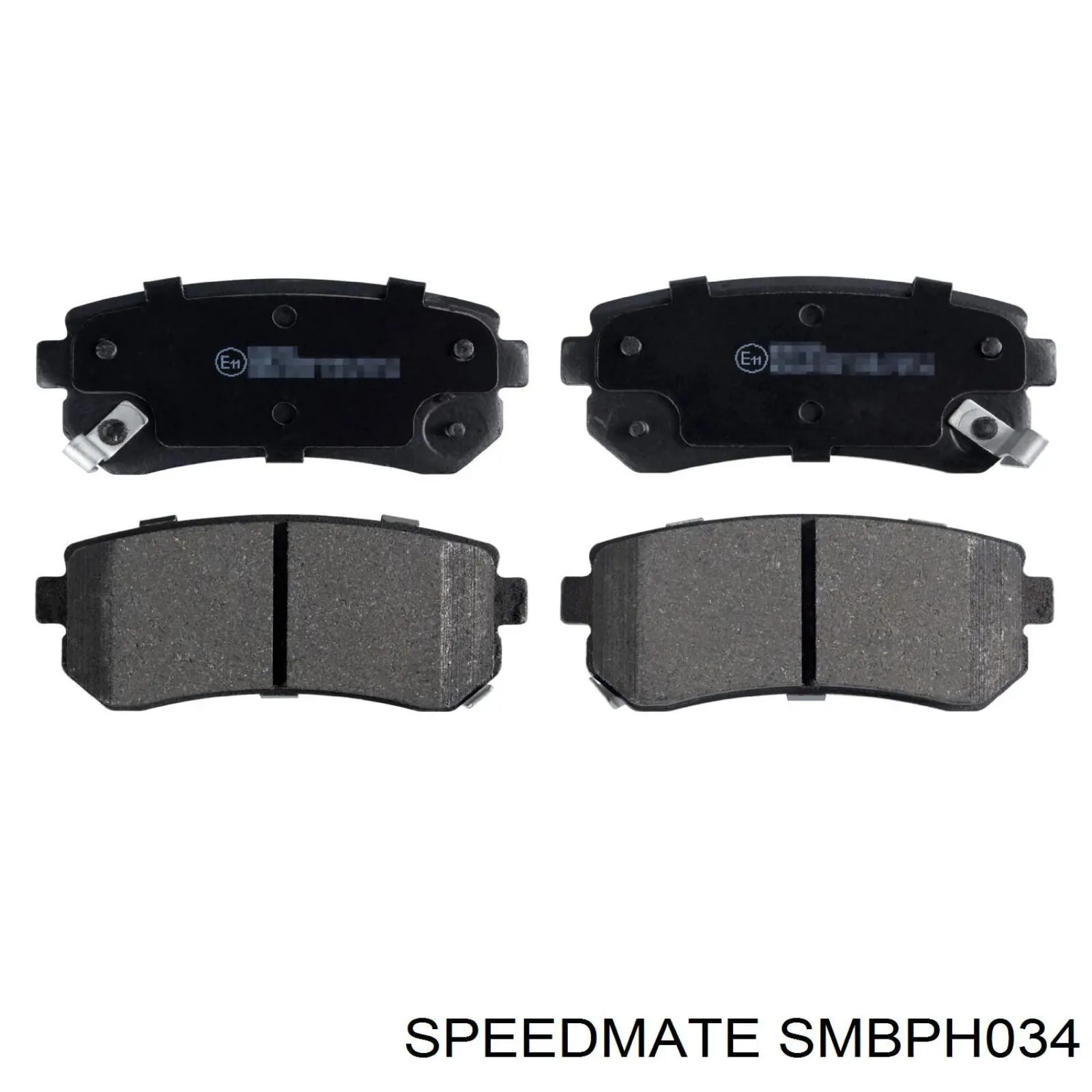 SMBPH034 Speedmate pastillas de freno traseras