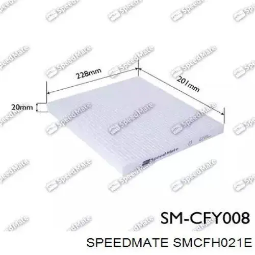 SM-CFH021E Speedmate filtro de habitáculo