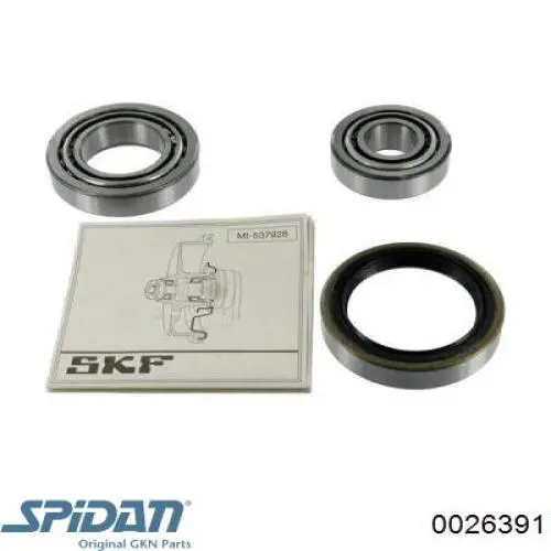 0026391 GKN-Spidan cojinete de rueda delantero