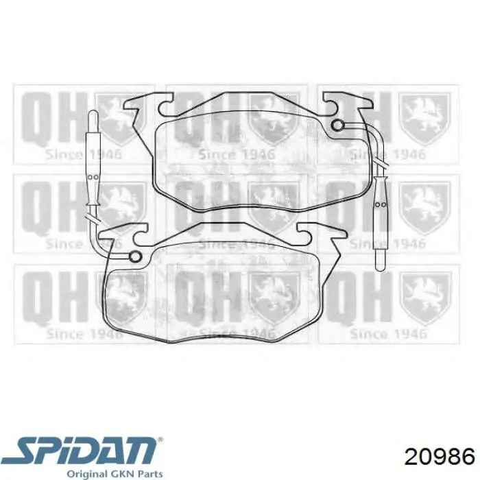 20986 GKN-Spidan junta homocinética exterior delantera