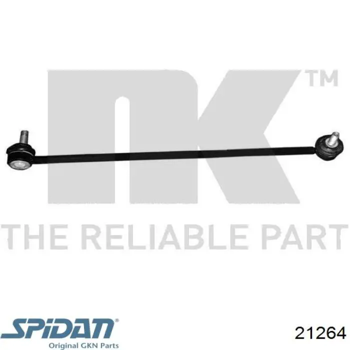 21264 GKN-Spidan fuelle, árbol de transmisión delantero exterior