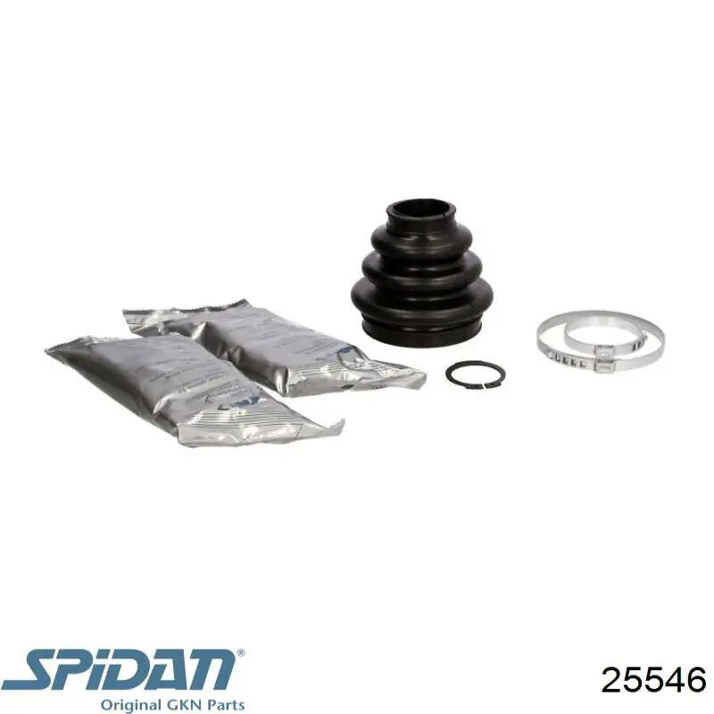 25546 GKN-Spidan fuelle, árbol de transmisión trasero exterior