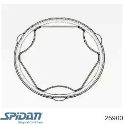 25900 GKN-Spidan fuelle, árbol de transmisión delantero interior