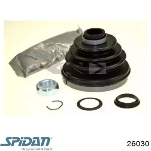 26030 GKN-Spidan fuelle, árbol de transmisión delantero exterior