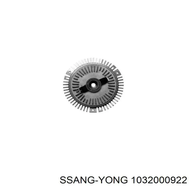 1032000922 Ssang Yong embrague, ventilador del radiador