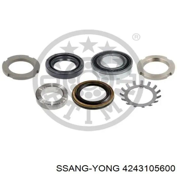 4243105600 Ssang Yong cojinete de rueda trasero