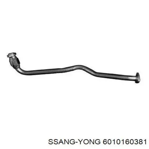 6010160381 Ssang Yong manguera tuberia de radiador (gases de escape)