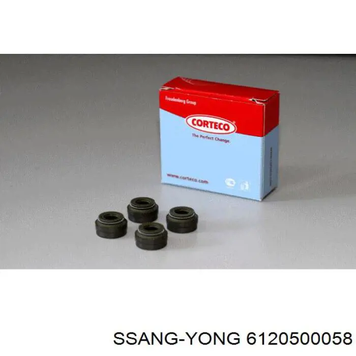 6120500058 Ssang Yong sello de aceite de valvula (rascador de aceite Entrada/Salida Kit De Motor)