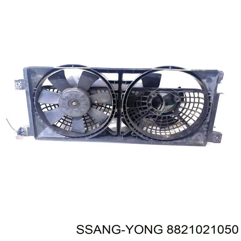  Ventilador (rodete +motor) refrigeración del motor con electromotor completo para SsangYong Rodius 