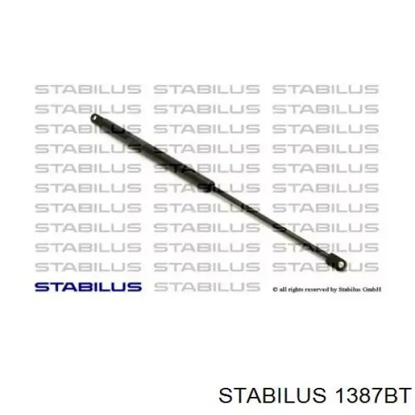 1387BT Stabilus muelle neumático, capó de motor