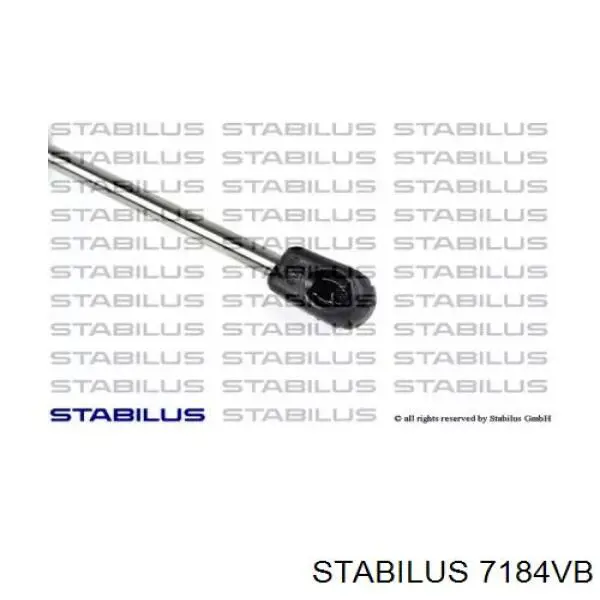 7184VB Stabilus muelle neumático, capó de motor