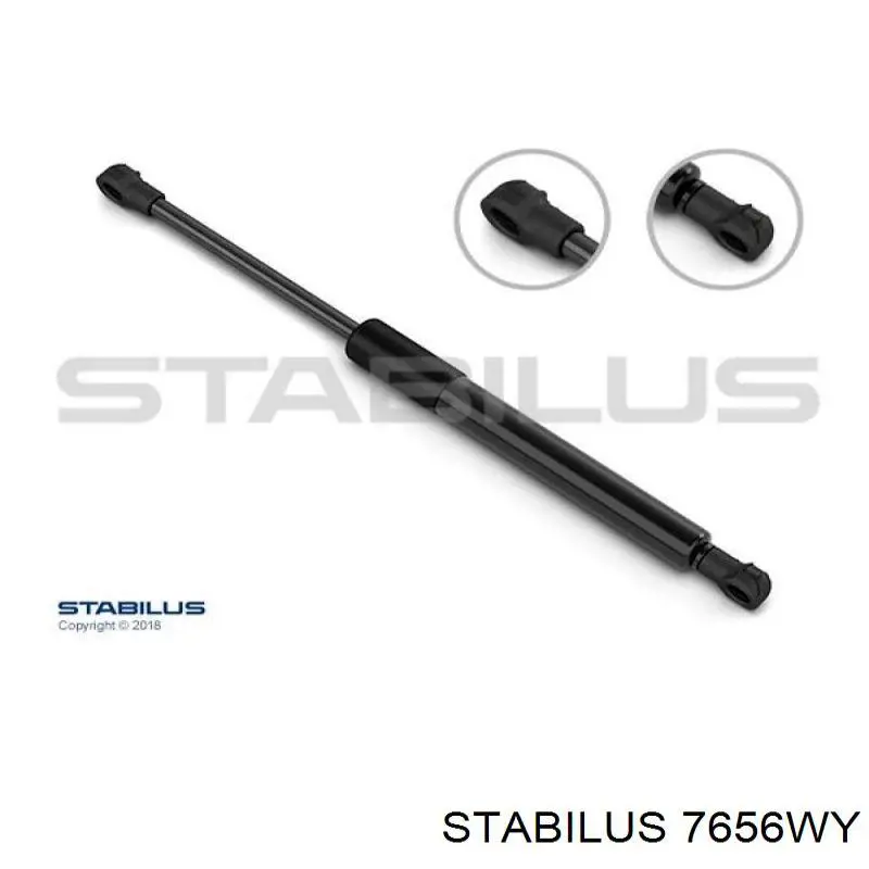 7656WY Stabilus muelle neumático, capó de motor