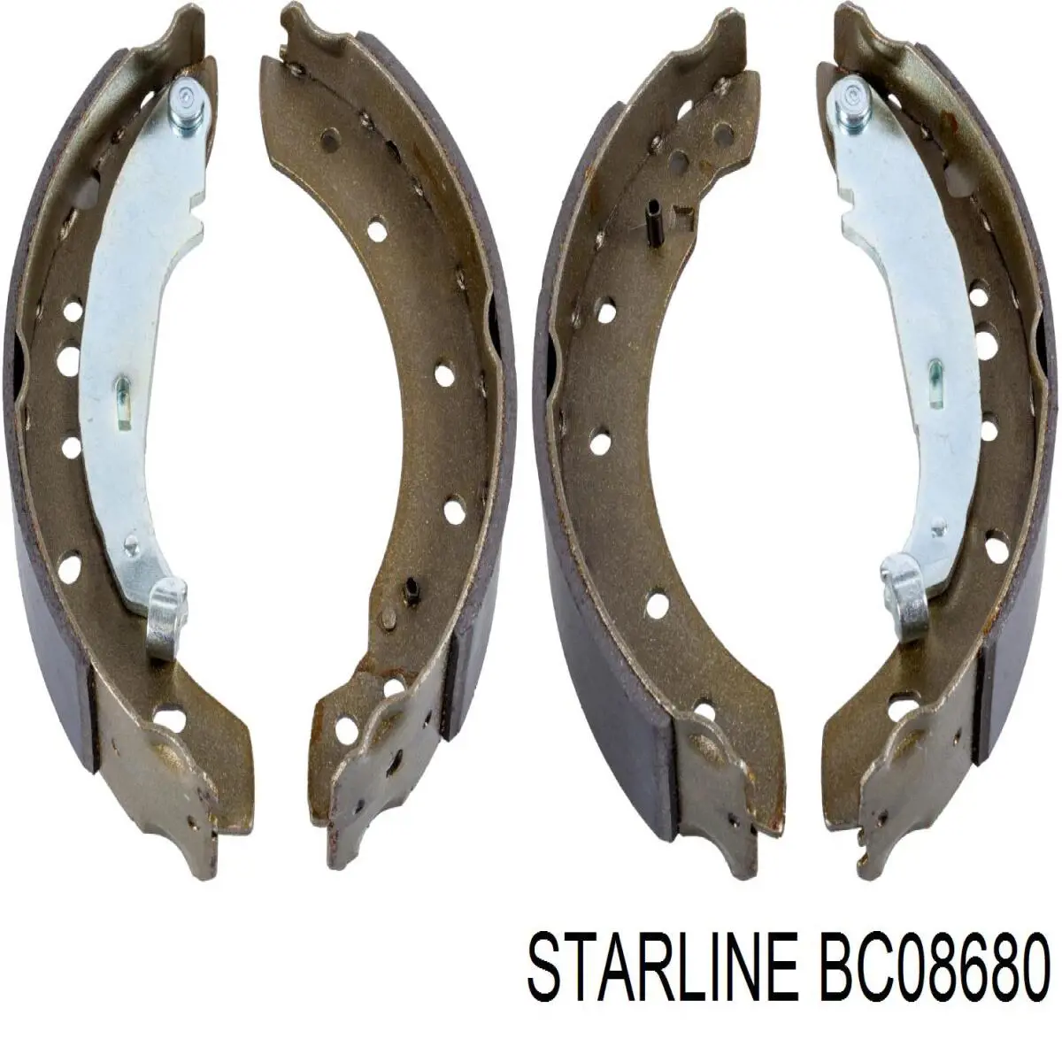 BC 08680 Starline zapatas de frenos de tambor traseras