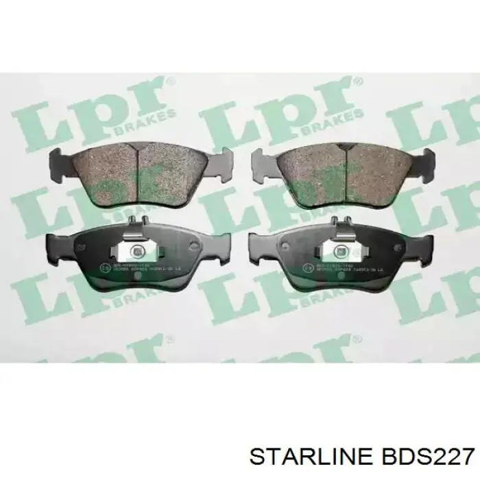 BD S227 Starline pastillas de freno delanteras