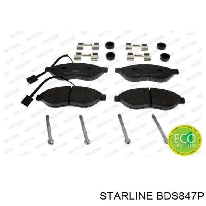 BD S847P Starline pastillas de freno delanteras