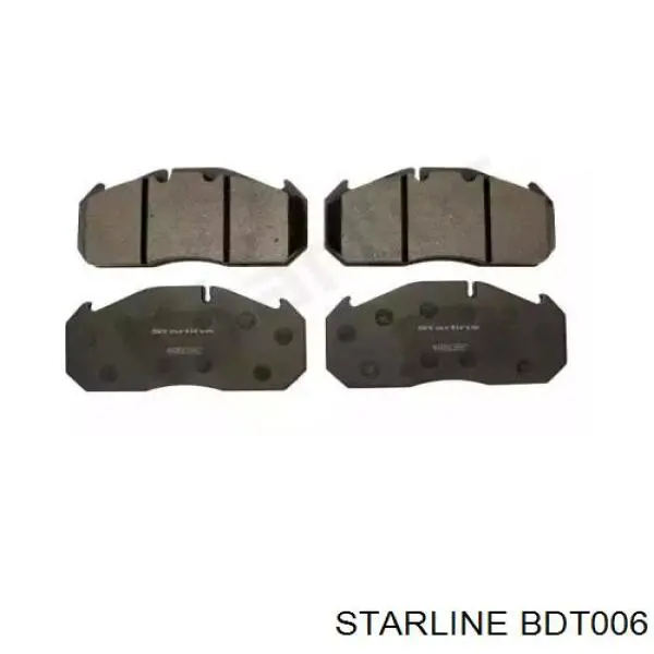 BD T006 Starline pastillas de freno delanteras