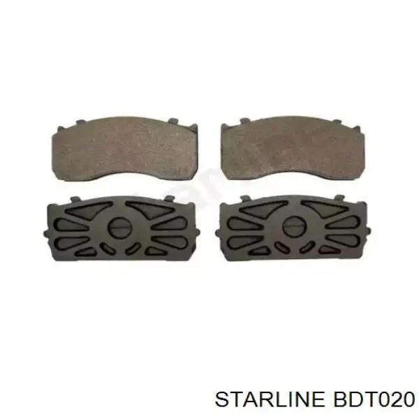 BD T020 Starline pastillas de freno delanteras