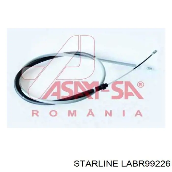 LA BR.99226 Starline cable de freno de mano trasero derecho/izquierdo