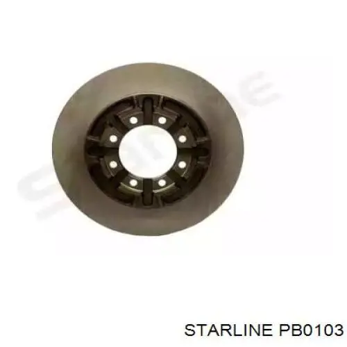 PB 0103 Starline disco de freno trasero