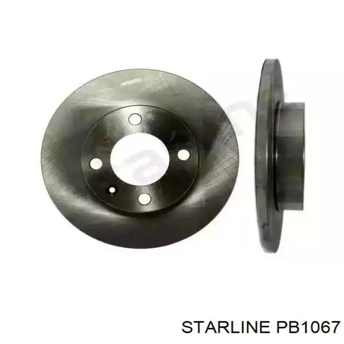 PB 1067 Starline disco de freno trasero