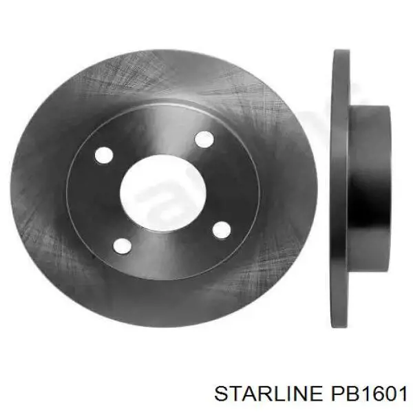 PB 1601 Starline disco de freno trasero