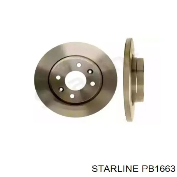 PB 1663 Starline freno de disco delantero