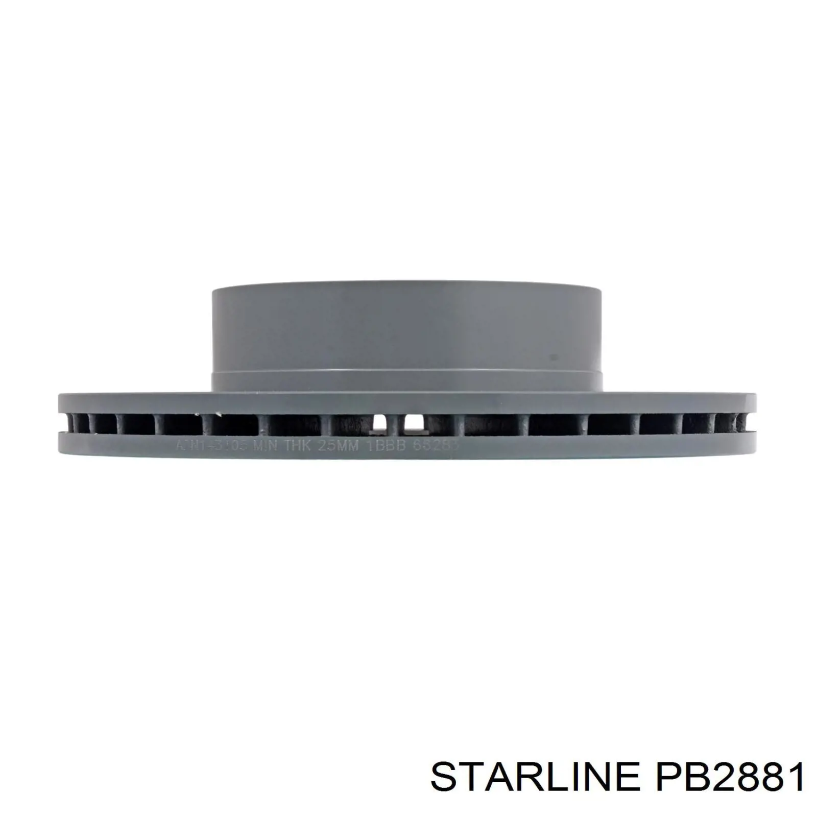 PB 2881 Starline freno de disco delantero