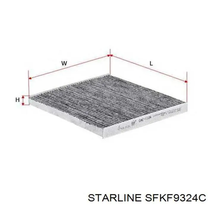 SF KF9324C Starline filtro de habitáculo