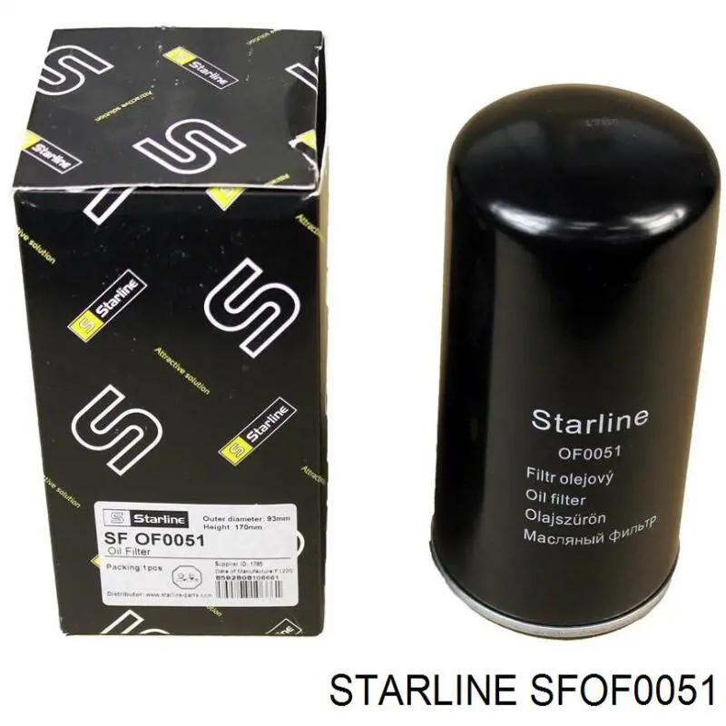 SF OF0051 Starline filtro de aceite