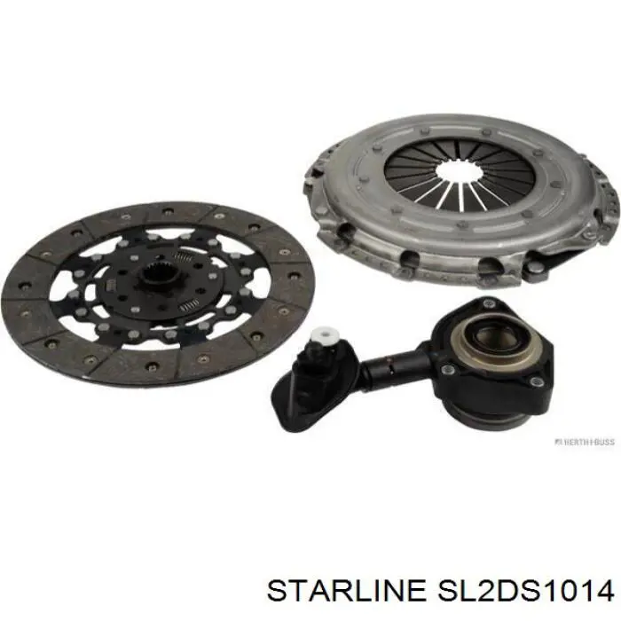 SL 2DS1014 Starline kit de embrague (3 partes)