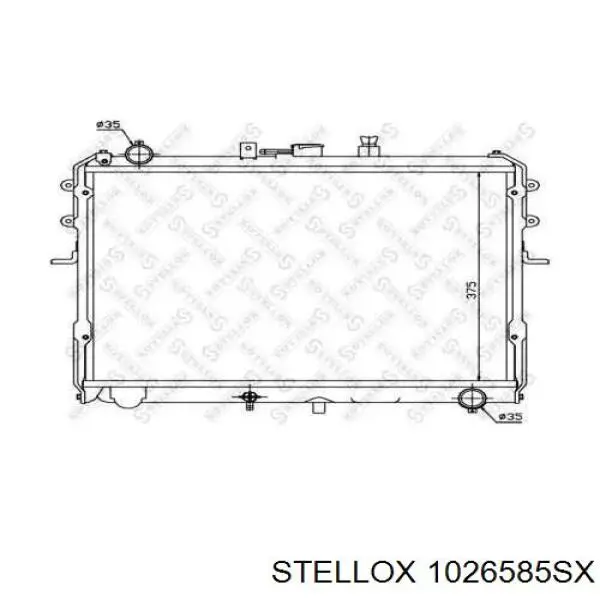 VS0115200B Mazda radiador refrigeración del motor